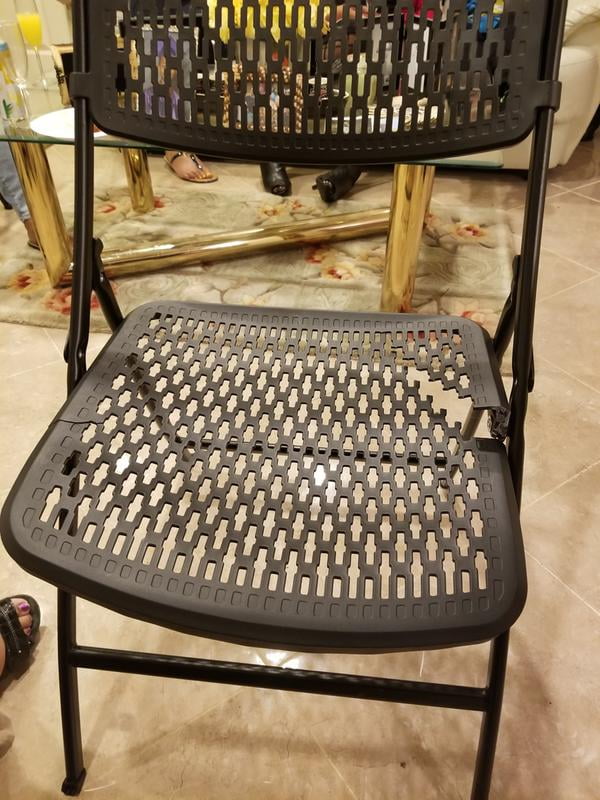 Mity Lite Flex Folding Chair, Black, Choose Your Quantity