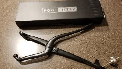 footfitter cast iron ball & ring bunion shoe stretcher spot stretching device