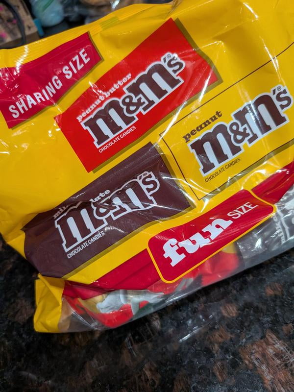2 pack) M&M'S Lovers Chocolate Candy, Halloween FUN SIZE, 55