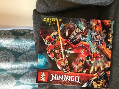 LEGO NINJAGO Fire Stone Mech 71720 Ninja Mech Building Toy for