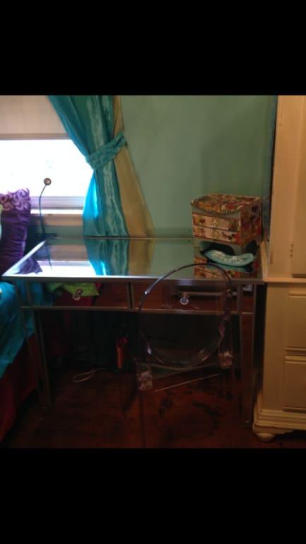 Southern Enterprises Illusions Collection Mirrored Console Table Southern Enterprises Illusions