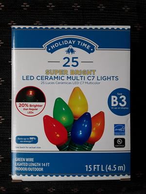 holiday time super bright led c7 lights