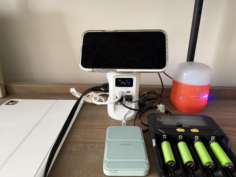 Tech Squared Power Tower with Qi2 Wireless Charging and