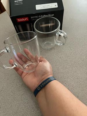 lot BODUM 7 tasses expresso café + 1 mug Bistrot design | UK
