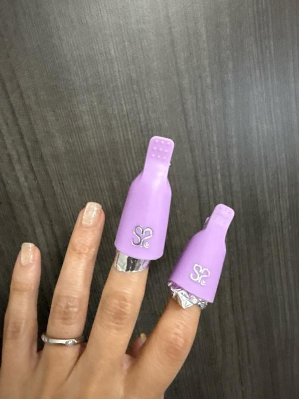 Salon Perfect Gel Nail Polish Remover Soak Off Clips with Double