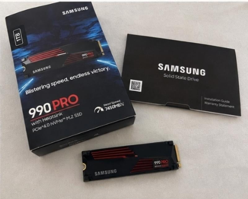 Customer reviews for SAMSUNG SSD 990 PRO + Heatsink 1TB, PCIe 4.0