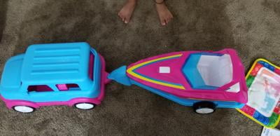 fashion doll suv boat set