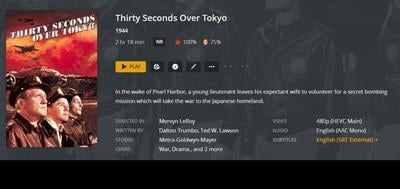Thirty Seconds Over Tokyo - Walmart.com