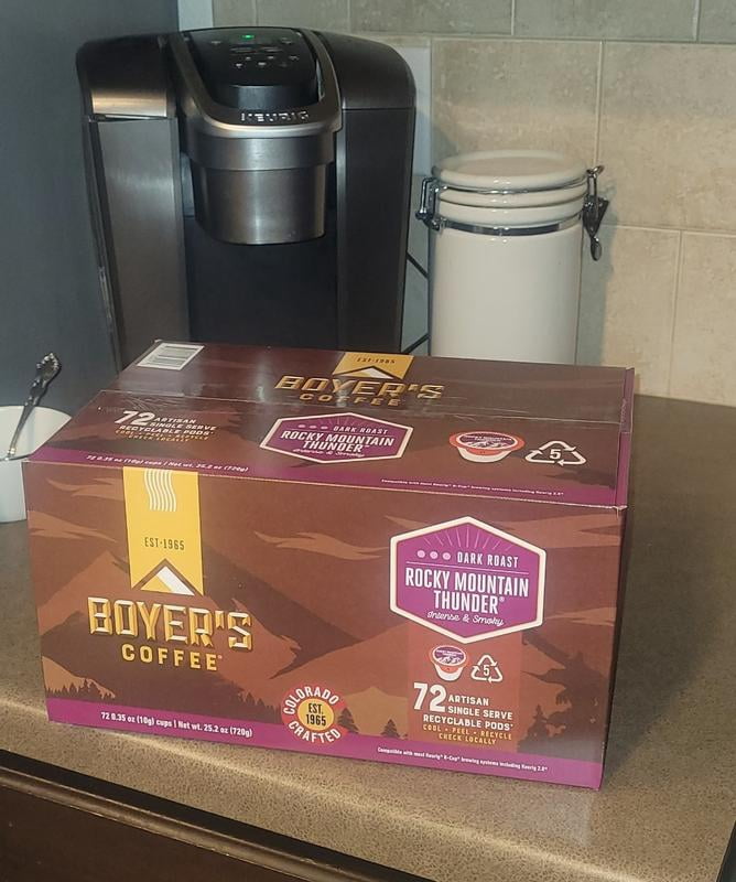 Customer reviews for Boyer's Coffee Single-Serve Cups, Rocky Mountain  Thunder 72 ct.