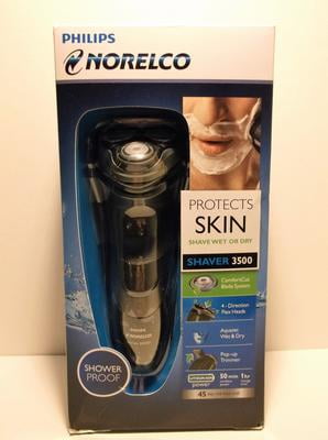 philips norelco men's shave & trim gift set with shaver 3700 & trimmer 3500