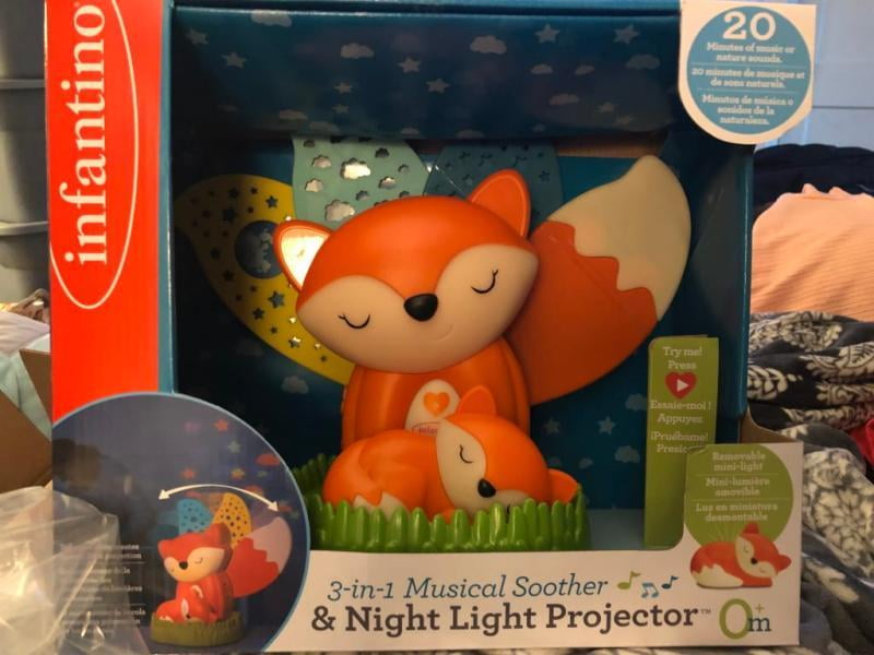 Infantino 3 in 1 Musical Soother & Night Light Projector