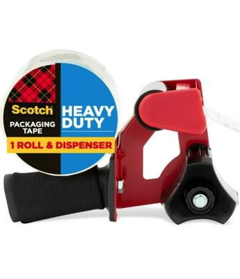 Scotch Heavy Duty Packaging Tape and Dispenser Clear 1.88