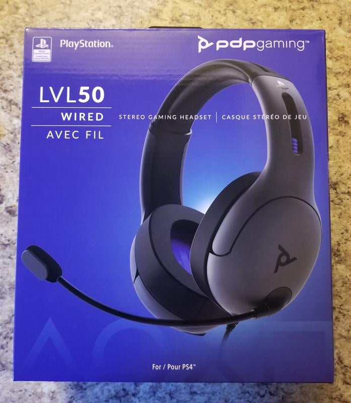 PDP Gaming LVL50 Wireless Stereo Gaming Headset with Noise Cancelling  Microphone: Black - PlayStation 5, PlayStation 4, PC 