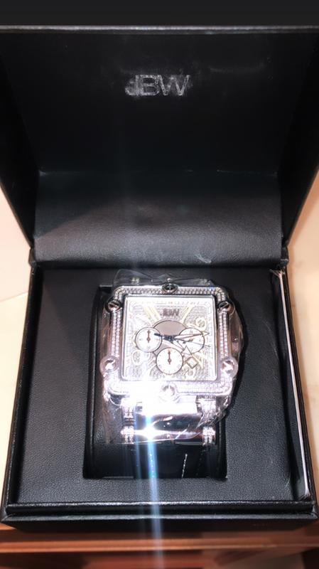 Men's JB-6215-238-B Phantom 1.20 ctw Stainless Steel Diamond Watch 