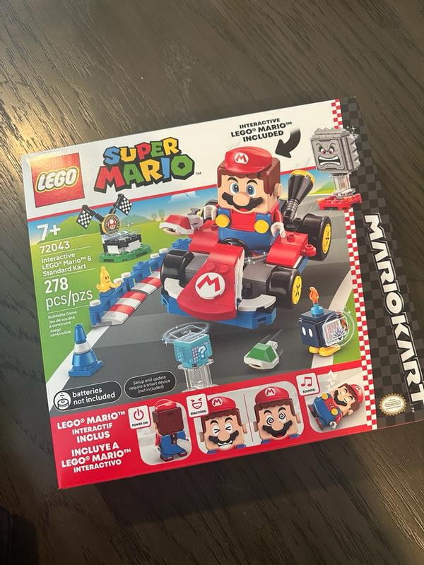 LEGO Super Mario: Mario Kart Race Set, 278 Pieces, Interactive Toy