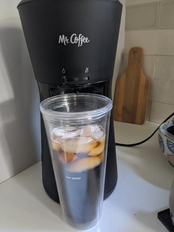 Mr Coffee Iced Coffee Maker With Reusable Tumbler And Coffee Filter Walmart Com Walmart Com