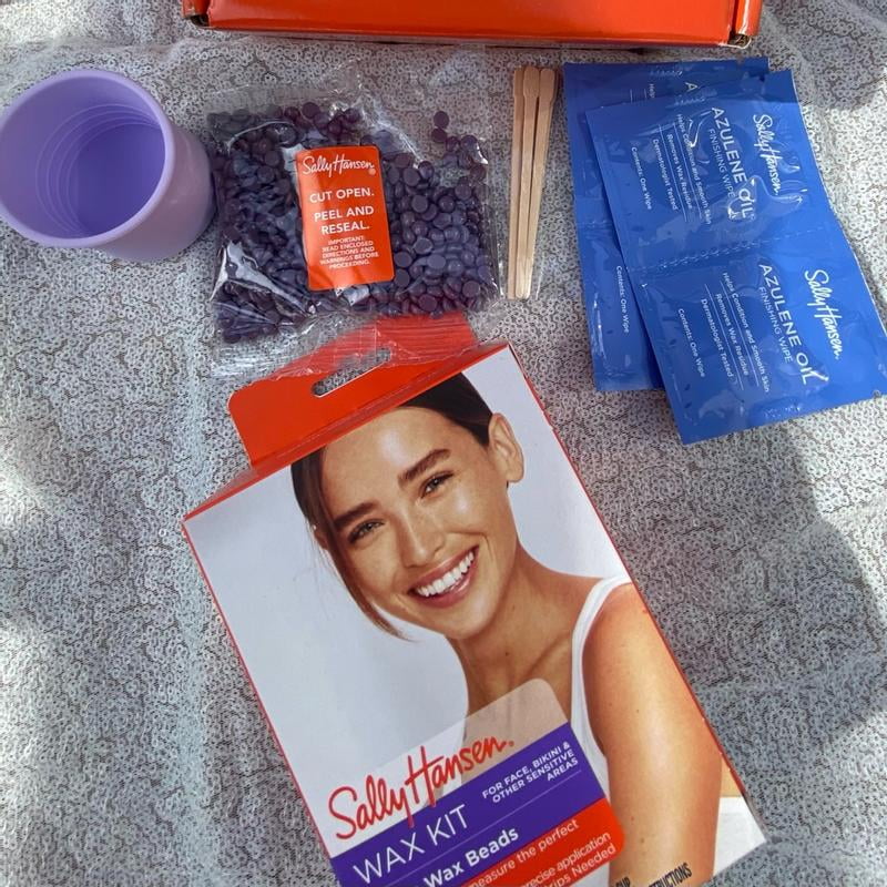 Sally Hansen Hair Remover Wax Strip Kit for Face 18 ea (Pack