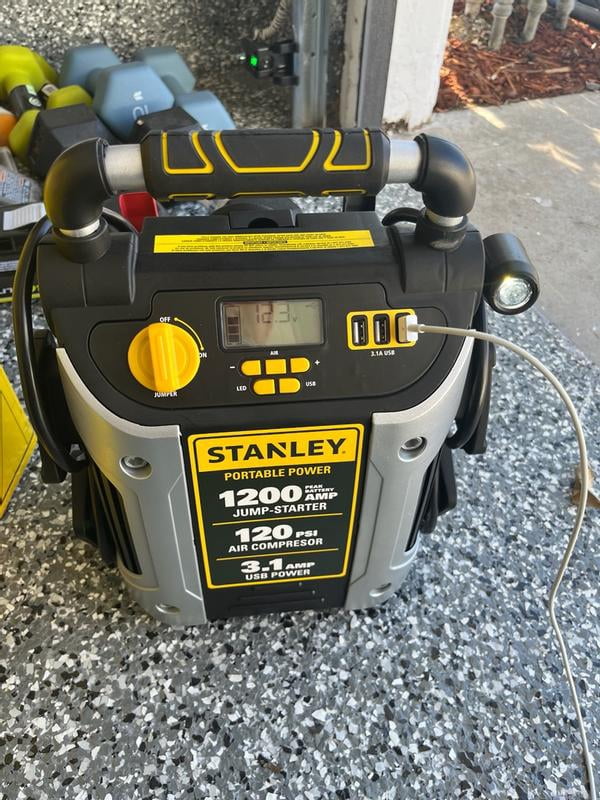 STANLEY, Car Jump Starter, J5C09D, 1200 Peak Amps with Air