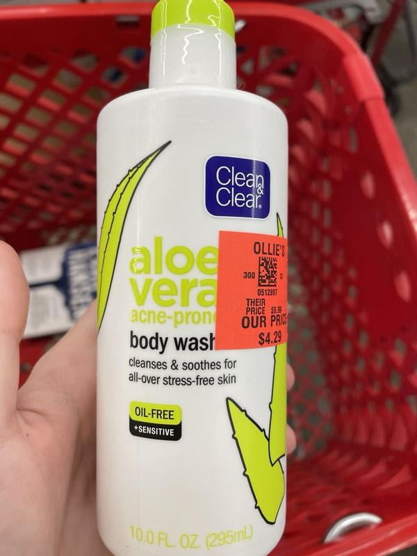Clean & Clear Gentle Foaming Aloe Vera Shower Bath Gel for