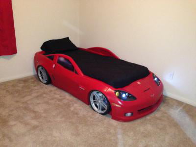kids corvette bed