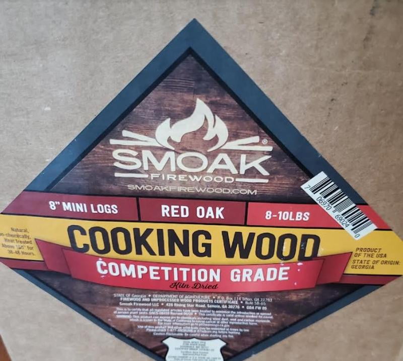Smoak Firewood's Cooking Wood Mini Splits used for smoking