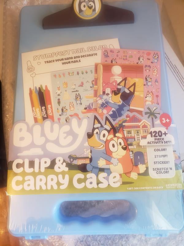 Bluey Clip & Carry Case, 120+ Pieces, Boys and Girls, Child, Ages