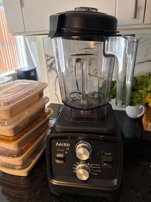 Aeitto, Blender with 1800W Motor, 68oz, 2-in-1 Blender and Grinder