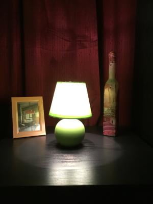 mini ceramic globe table lamp