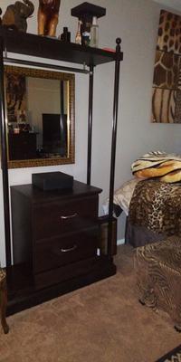 Sauder Parklane Nightstand Espresso Finish Walmart Com Walmart Com