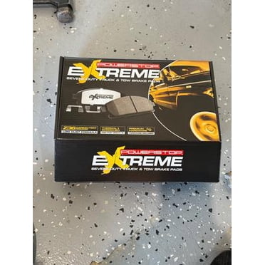 Power Stop Z36 Truck & Tow Carbon-Fiber Ceramic Brake Pads - Heavy Duty Stopping Power For Ford Super Duty Trucks