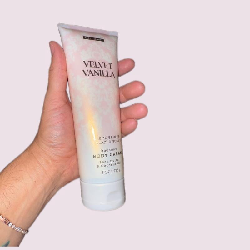 3 pack) Scent Theory Hand and Body Cream with Shea Butter, Velvet