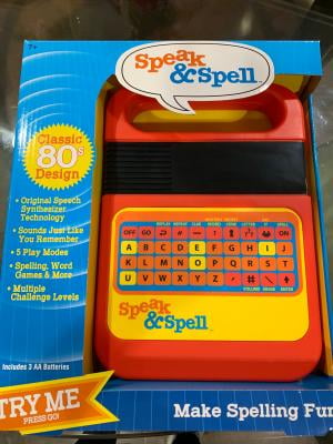 speak and spell electronic game