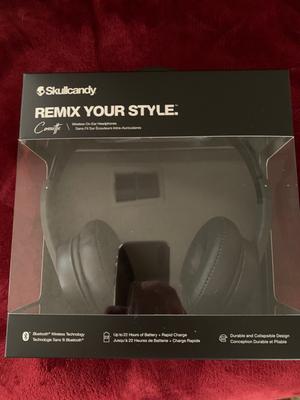 skullcandy audífono cassette bt purple