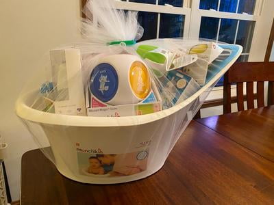 munchkin very important baby gift basket