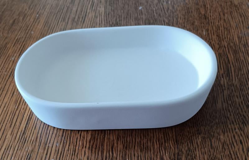 4 pack) Hello Hobby Trinket Tray, White Ceramic, Ready to Paint 3