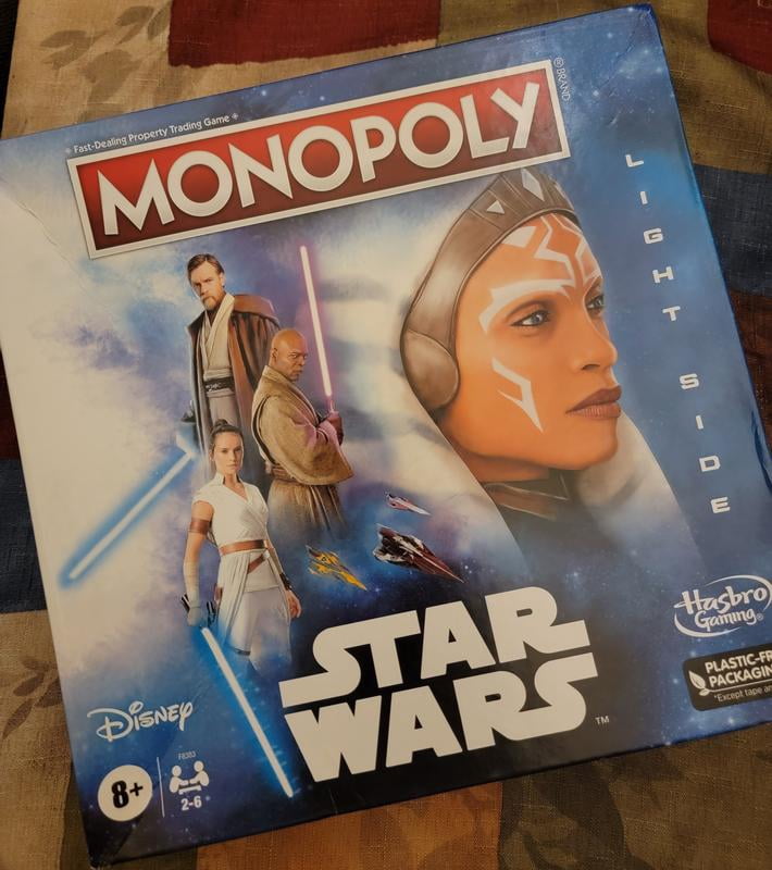 Hasbro Gaming Monopoli Star Wars Light Side Edition – Gioco Da Tavolo Per 2-6 Giocatori, Dagli 8 Anni In Su