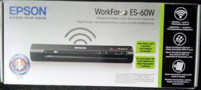 Epson Workforce Es 60w Wireless Portable Sheet Fed Document Scanner For Pc And Mac Walmart Com Walmart Com