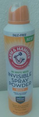 arm & hammer body deodorant invisible spray powder