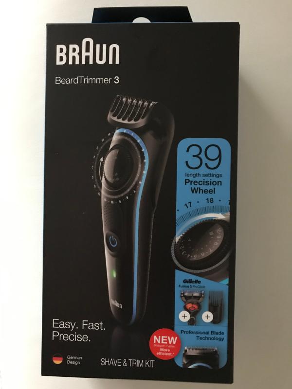 braun beard trimmer & hair clipper for men bt3240