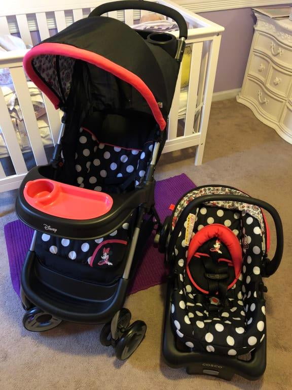 minnie mouse travel system walmart