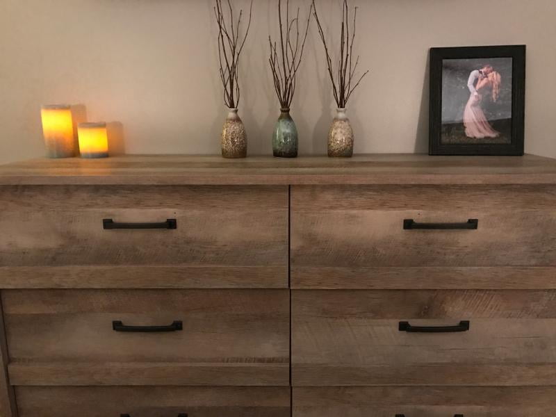 cannery bridge 6 drawer dresser brown - sauder Cannery Bridge 6 Drawer Dresser, Brown | 424195 | Sauder Woodworking