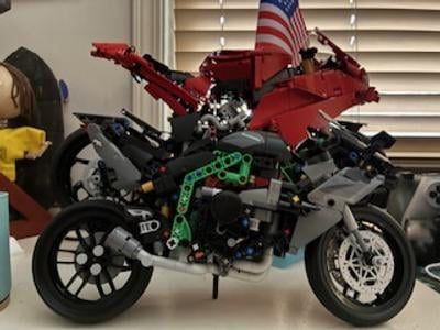 LEGO Technic Kawasaki Ninja H2R Motorcycle Toy for Build and