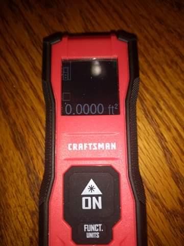 CRAFTSMAN Distance Meter/ Laser Measure Tool, 65-Foot Range 