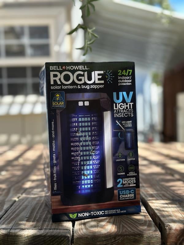 Customer reviews for Bell and Howell Rogue 2 in 1 Solar Bug Zapper