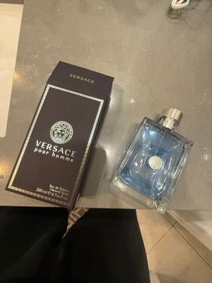 Versace Pour Homme Eau De Toilette Spray for Men, 6.7 Oz