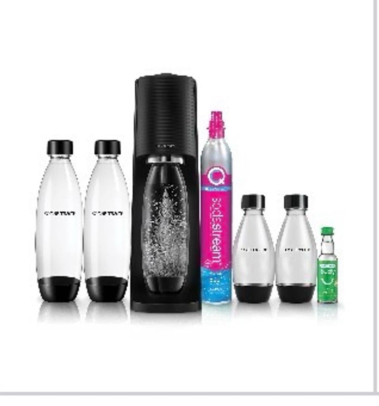 SodaStream Terra Starter Kit with Cherry Bubly Designed Bottle
