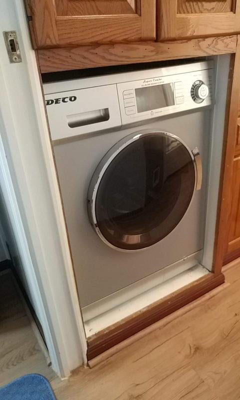Equator Advanced Appliances Ez 4400 N Black All In One Compact Convertible Combo Washer Dryer With Fully Digital 44 Black Walmart Com Walmart Com