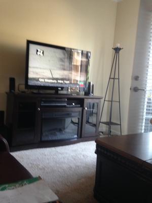 Chimneyfree A Electric Fireplace For Tvs Up To 65 Brown