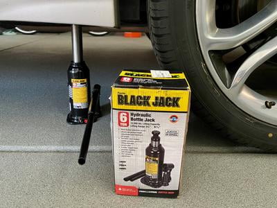 Black Jack 6 Ton Welded Bottle Jack Black T90613w Walmart Com Walmart Com