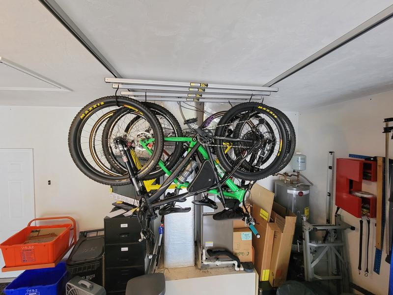 Saris Cycle Glide Ceiling Bike Rack 11 in x 2 in 4 Bike Capacity Walmart
